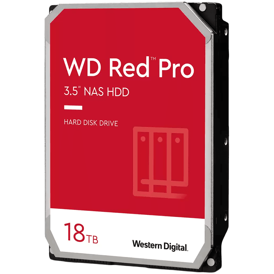 HDD Desktop WD Red Pro (3.5'', 18TB, 512MB, 7200 RPM, SATA 6 Gb/s)