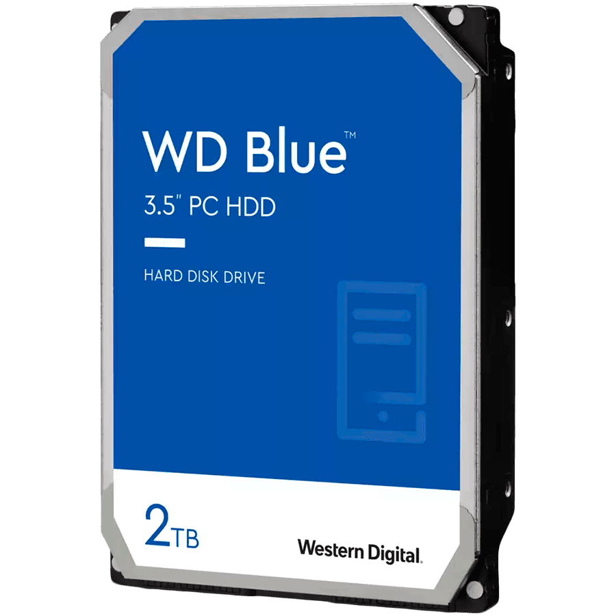 HDD Desktop WD Blue (3.5'', 2TB, 256MB, 7200 RPM, SATA 6 Gb/s)