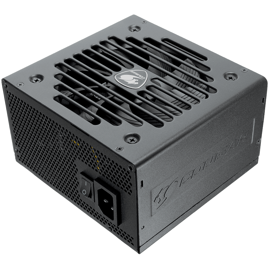 COUGAR VTE 600 PSU, 80 plus Bronze, Single +12V DC Output, 600W, Supports PCIe 4.0 graphics cards