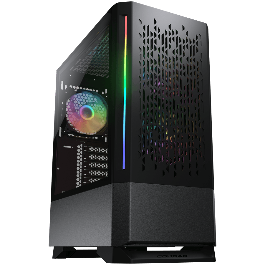 COUGAR MX430 Air RGB PC Case, Mid Tower, Black