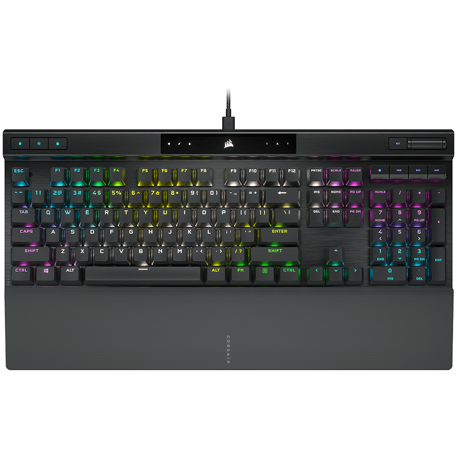 CORSAIR K70 RGB PRO Mechanical, Backlit RGB LED, CHERRY MX Red, Black