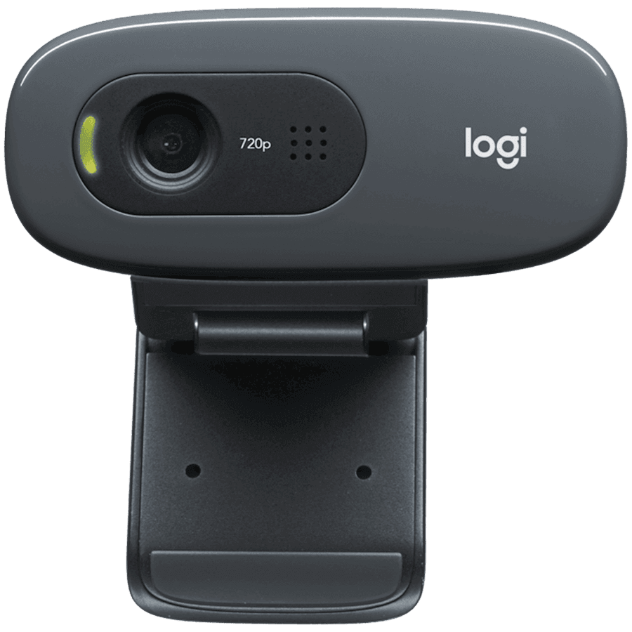 LOGITECH C270 HD Webcam - BLACK - USB