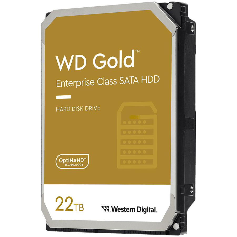 HDD Server WD Gold (3.5'', 22TB, 512MB, 7200 RPM, SATA 6 Gb/s)