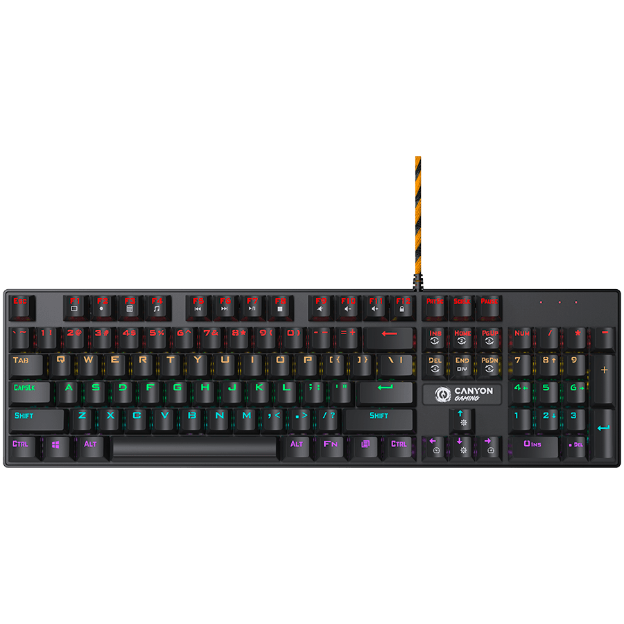 CANYON keyboard Deimos GK-4 Rainbow US Wired Black