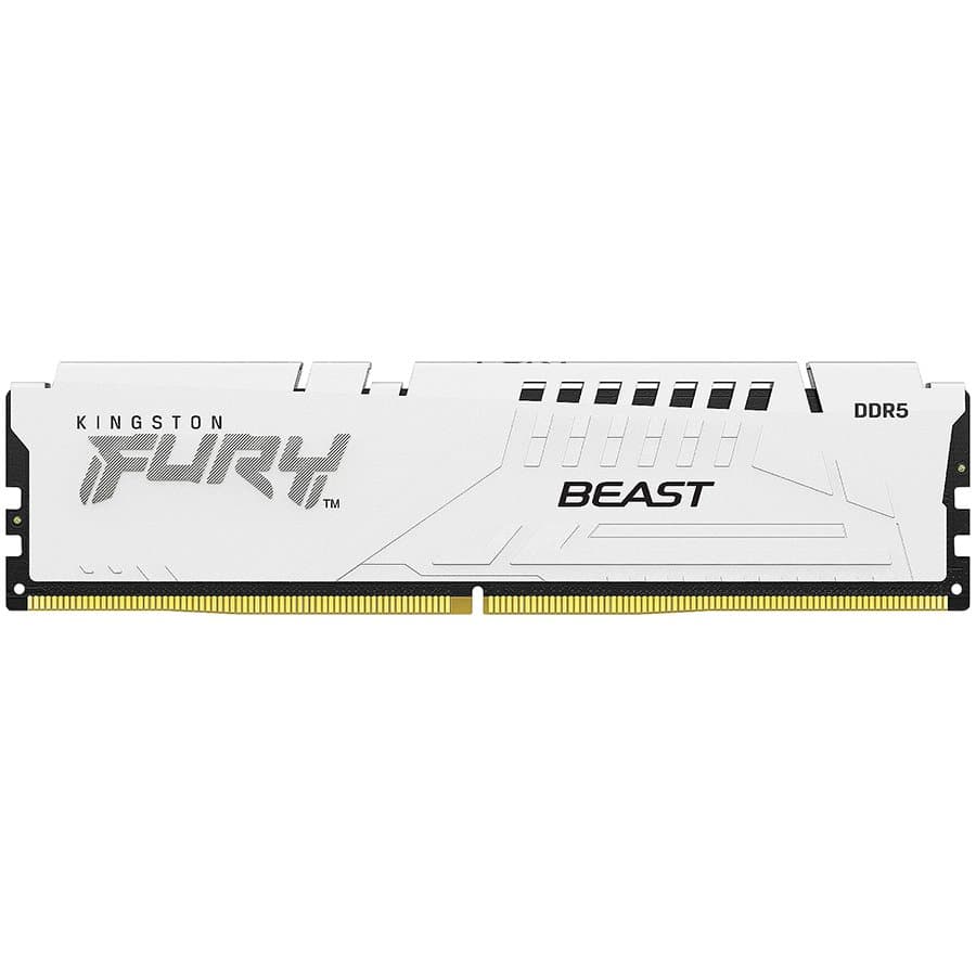 Kingston 16GB 5600MT/s DDR5 CL36 DIMM FURY Beast White RGB EXPO