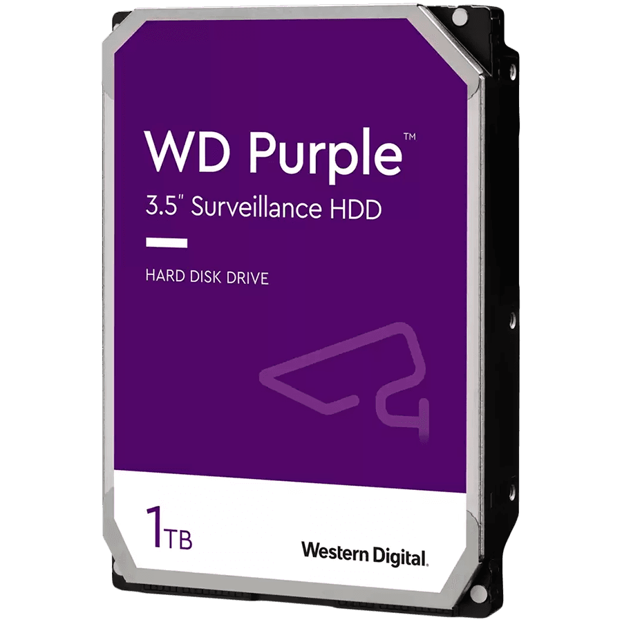 HDD AV WD Purple (3.5'', 1TB, 64MB, 5400 RPM, SATA 6 Gb/s)