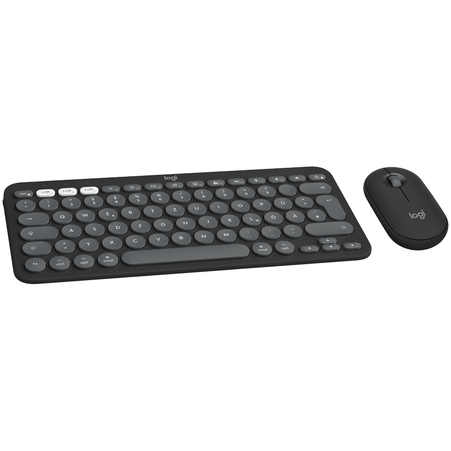 LOGITECH Pebble 2 for MAC Bluetooth Keyboard Combo - TONAL GRAPHITE - US INT'L
