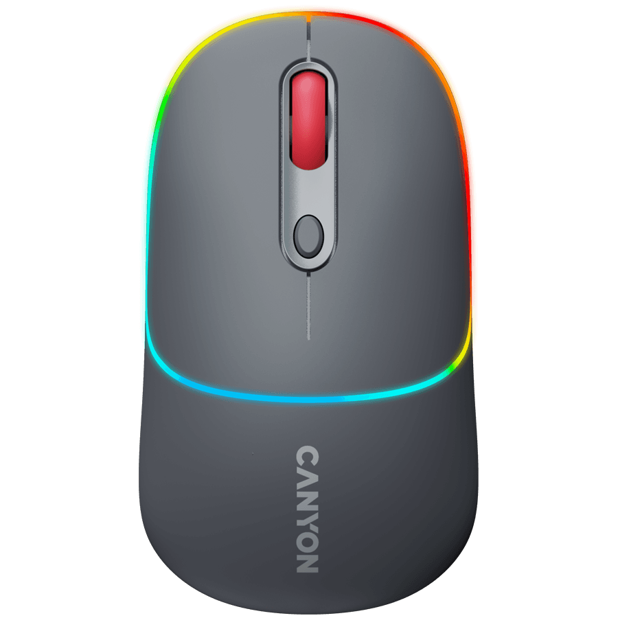 CANYON mouse MW-22 2in1 BT/ Wireless Dark Grey