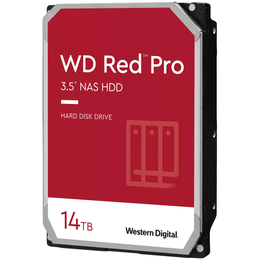 HDD NAS WD Red Pro (3.5'', 14TB, 512MB, 7200 RPM, SATA 6 Gb/s)