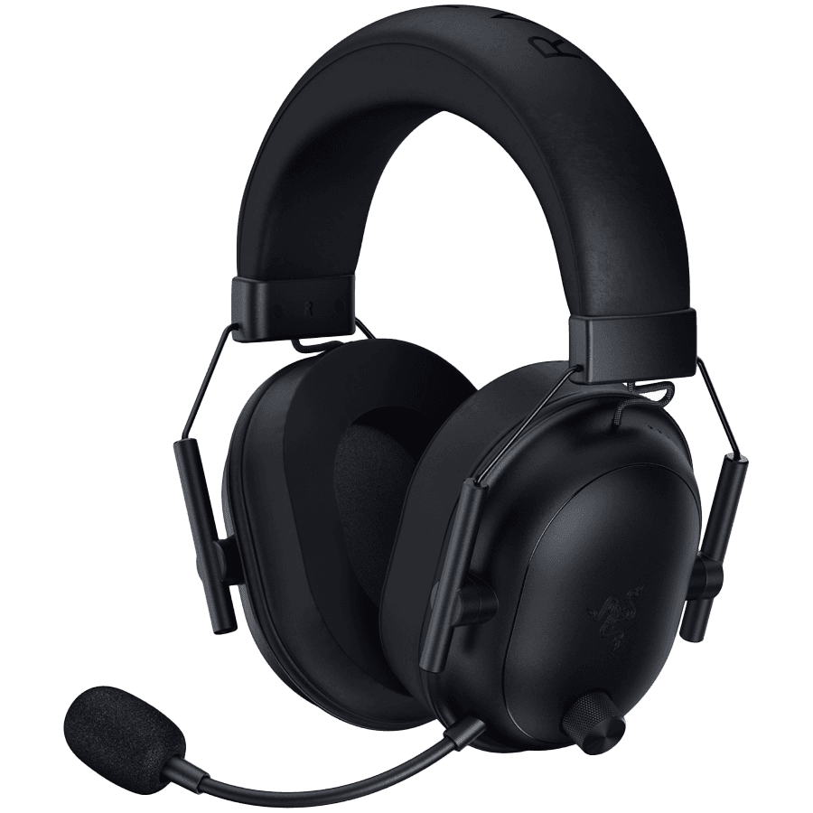 Razer BlackShark V2 HyperSpeed, Gaming Headset, Customized Dynamic 50 mm Driver, Oval Ear Cushions, 2.4 GHz wireless or Bluetooth or USB, Breathable memory foam cushions, Advanced Passive Noise Isolation, THX Spatial Audio