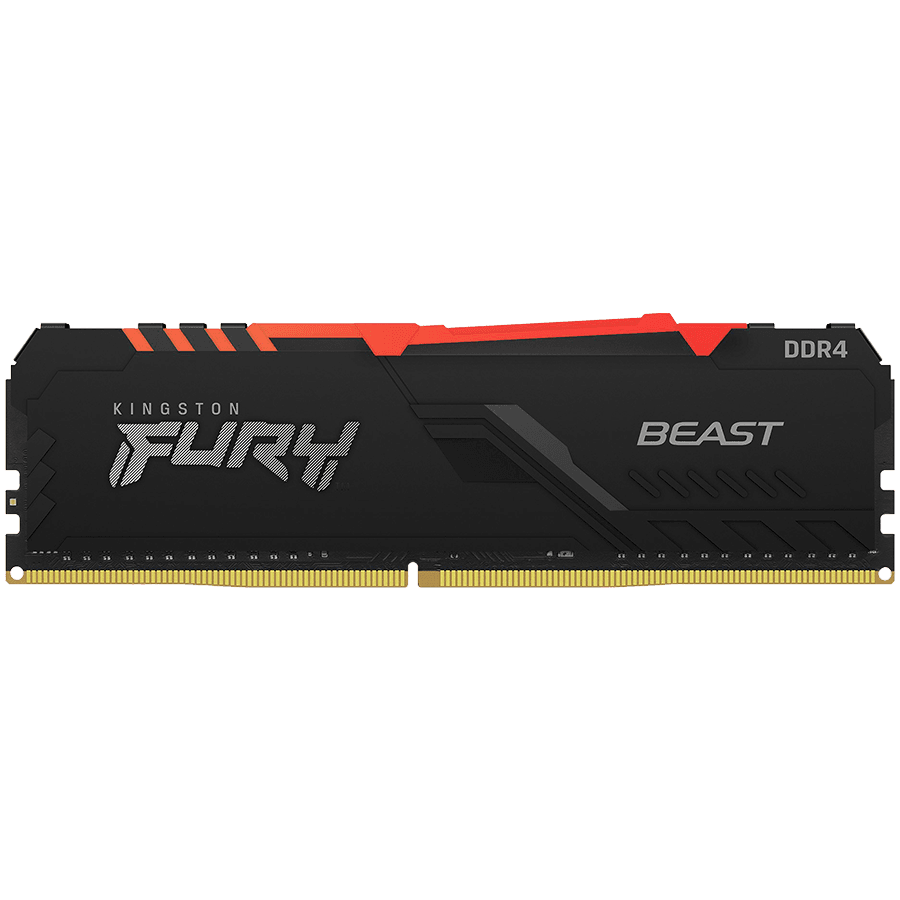 Kingston 8GB 3600MT/s DDR4 CL17 DIMM FURY Beast RGB