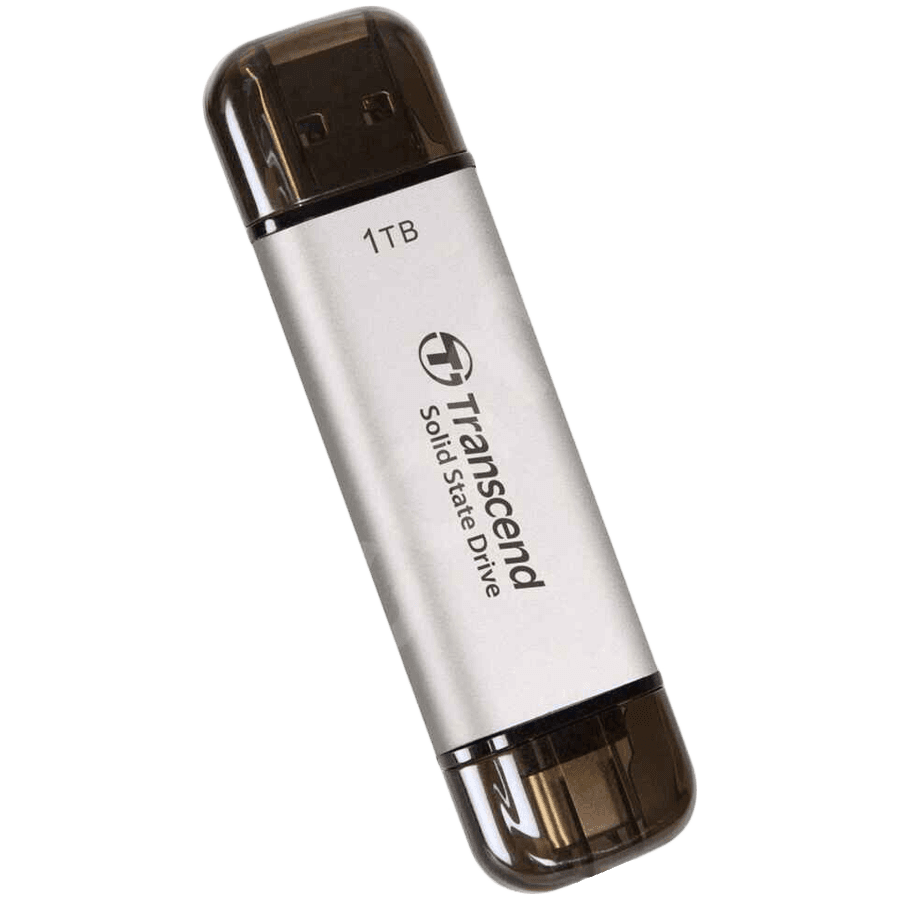 Transcend 1TB, External SSD, ESD310S, USB 10Gbps, Type C/A