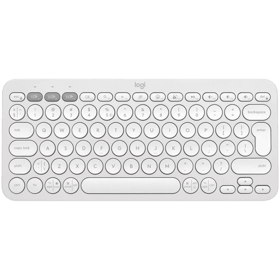 LOGITECH K380S Multi-Device Bluetooth Keyboard - TONAL WHITE - Croatian layout