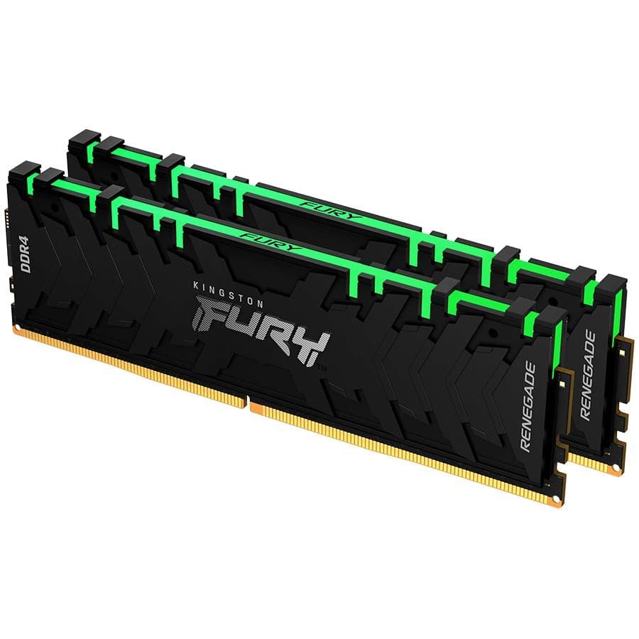 Kingston 32GB 3600MT/s DDR4 CL16 DIMM (Kit of 2) 1Gx8 FURY Renegade RGB