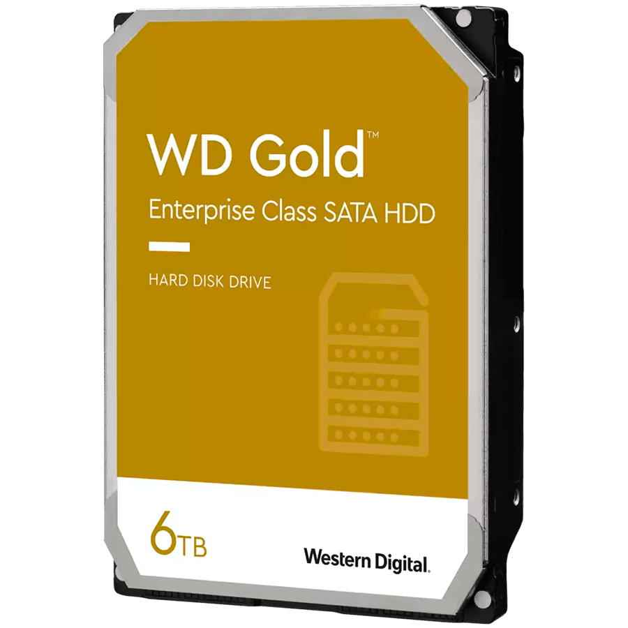 HDD Server WD Gold 6TB CMR, 3.5'', 256MB, 7200 RPM, SATA, 512E