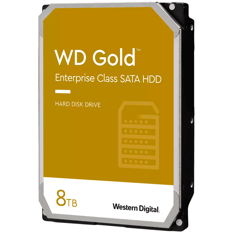 HDD Server WD Gold 8TB CMR, 3.5'', 256MB, 7200 RPM, SATA, 512E