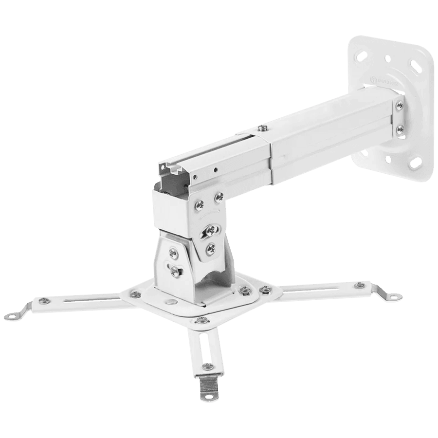 ONKRON Projector Mount Ceiling Adjustable Bracket up to 22 lbs Projectors, White