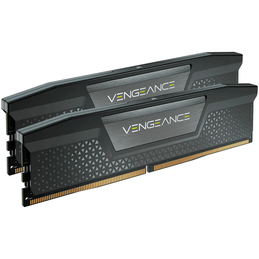 CORSAIR VENGEANCE DDR5 32GB (2x16GB) DDR5 6000 CL38-44-44-96 1.35V Std PMIC Intel XMP Memory - Black, 0840006684442