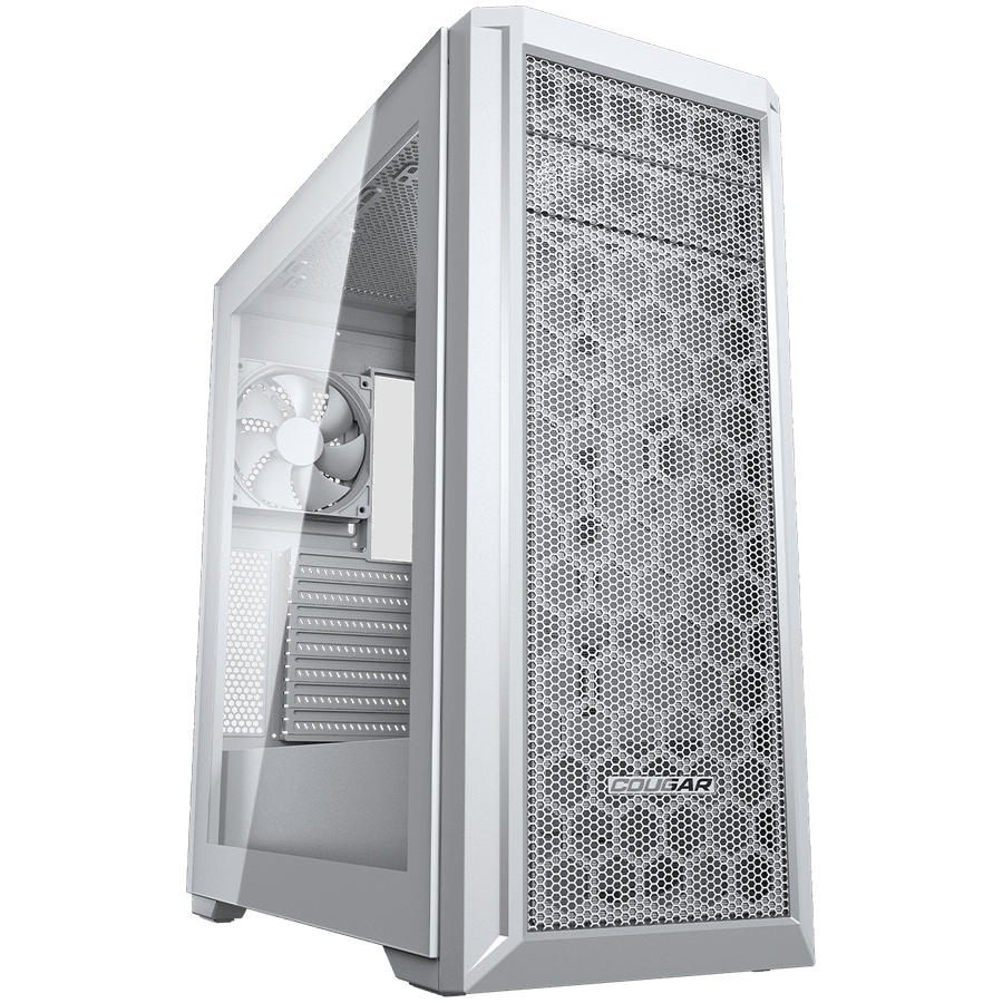 COUGAR MX330-G PRO PC Case, Mid Tower, White
