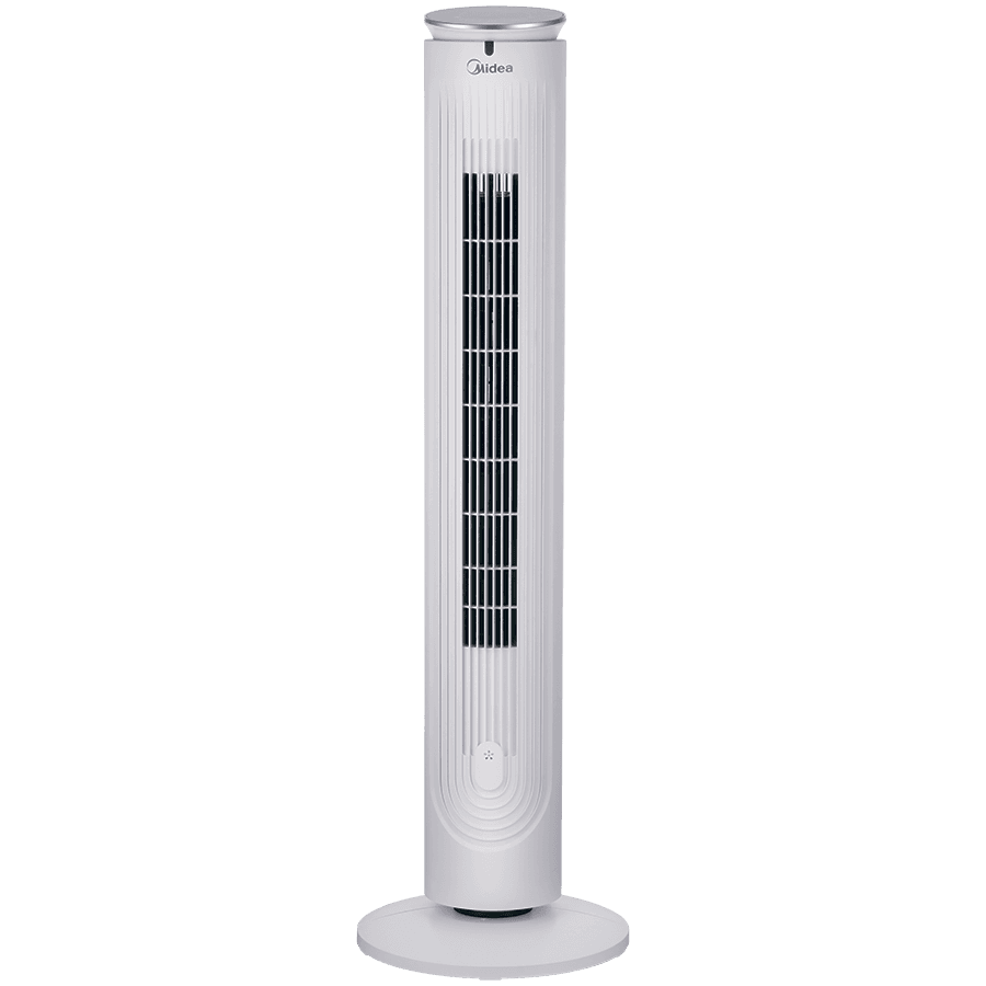 Tower fan, Built-in aromatherapy, Smart Program for Daily/Night Comfort with intelligent wind level control, Slim design, 3 Wind modes simulating natural/slumberous/normal wind, Touch panel control, 9h programmed timer, 5 speeds, Remote control