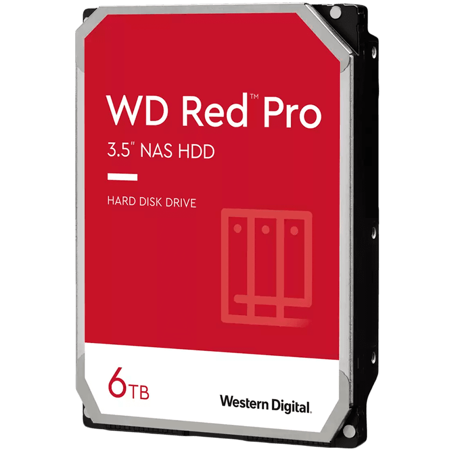 HDD NAS WD Red Pro (3.5'', 6TB, 256MB, 7200 RPM, SATA 6 Gb/s)