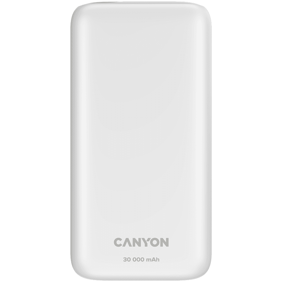 CANYON power bank PB-301 LED 30000 mAh PD 20W QC 3.0 Bijeli