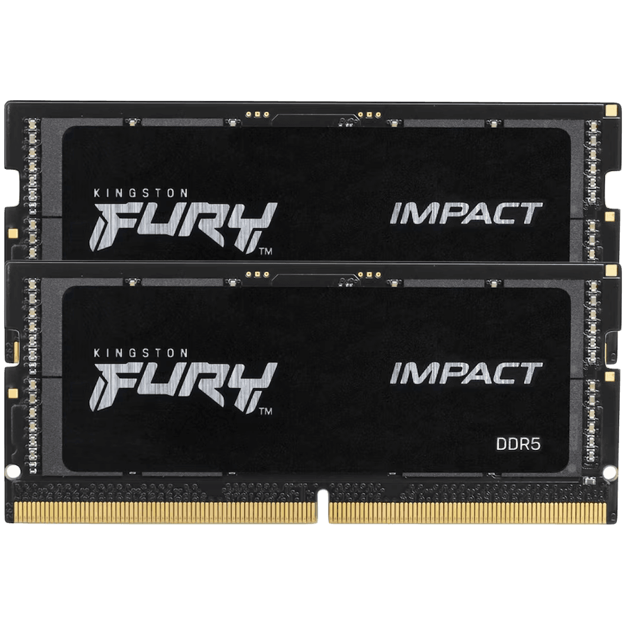 Kingston DRAM 32GB 6000MT/s DDR5 CL38 SODIMM (Kit of 2) FURY Impact XMP