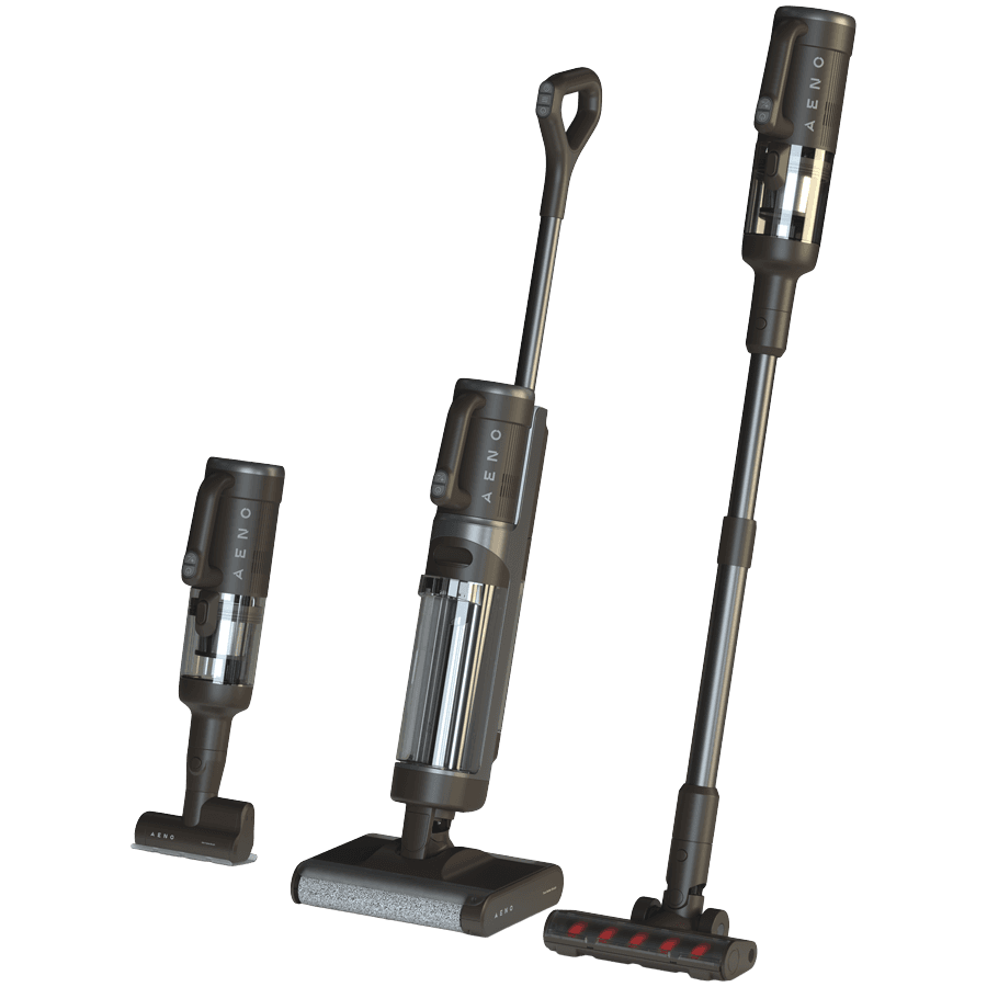 Aeno Cordless Transformer Vacuum Cleaner, Wet and Dry cleaning, 200W, 4000mAh; 14kPa; 21,6V, 2 rollers, autocleaning and drying