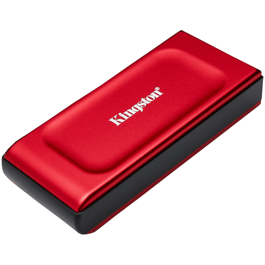Kingston SSD 2TB XS1000 Red External USB 3.2 Gen 2 Portable Solid State Drive
