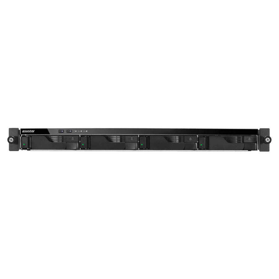 ASUSTOR NAS AS6504RS/RAIL KIT Lockerstor4RS 4x 3.5" - 2x 1Gbe + 2x  2.5Gbe Atom QuadCore C3538 2.1GHz 8GB single PSU rackmount