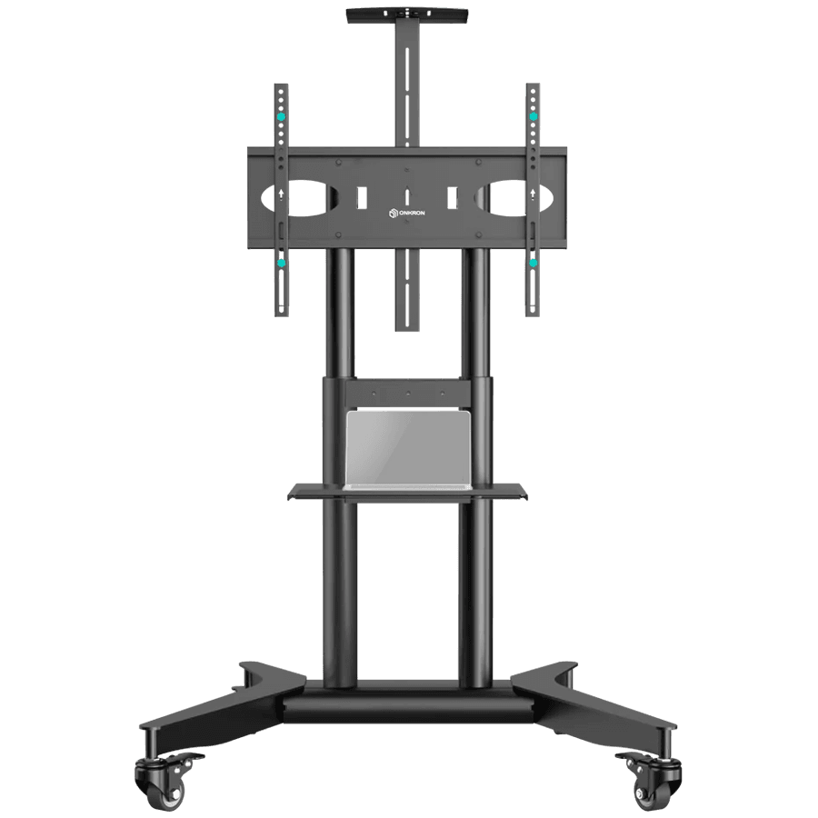 ONKRON Mobile TV stand for 32"-75" up to 50 kg, black