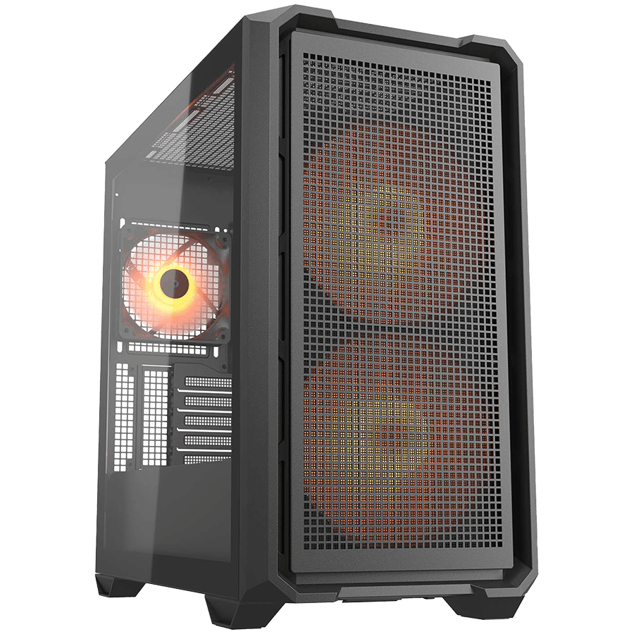 COUGAR MX600 Mini RGB PC Case, Mini Tower, Black