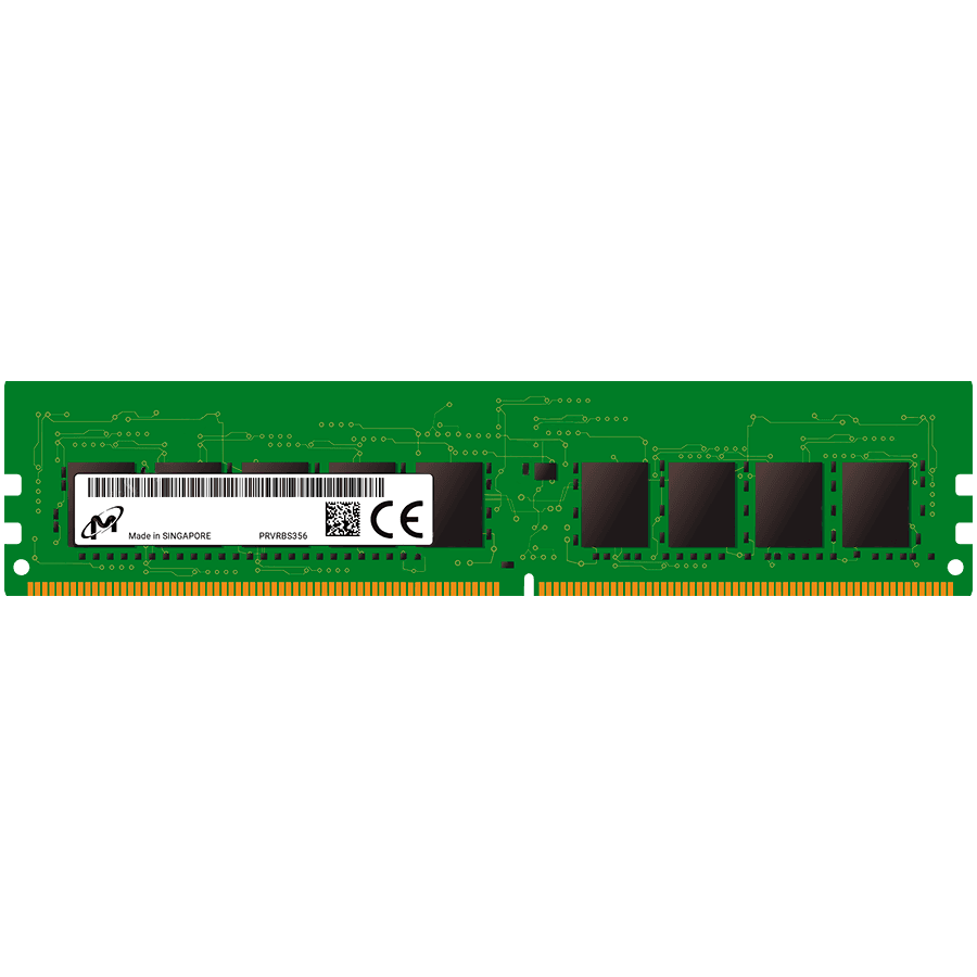 Micron DDR4 RDIMM 32GB 2Rx8 3200 CL22 (16Gbit) (Single Pack)