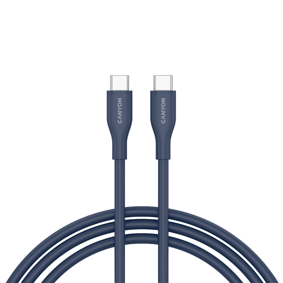 CANYON cable CC60SC10 C-C 60W 1m Silicon Dark blue