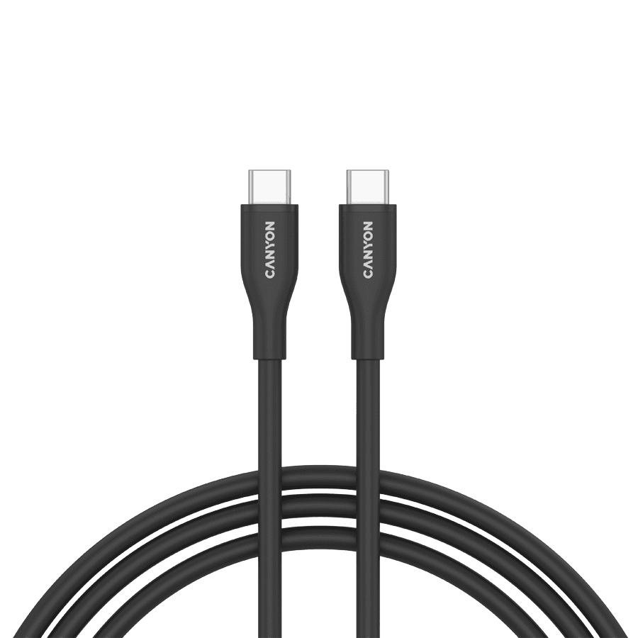 CANYON cable CC60SC10 C-C 60W 1m Silicon Black
