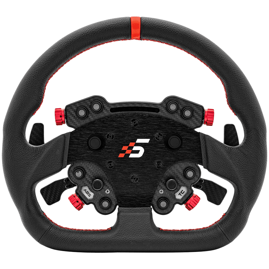 SIMAGIC GT1 D Steering Wheel with GT Pro Hub(K)| Shifter & Clutch Paddles, Leather. S208
