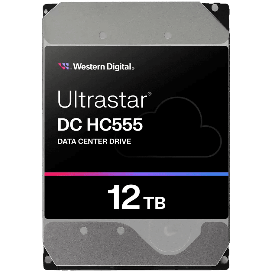 HDD Server WD/HGST ULTRASTAR DC HC555 (3.5’’, 12TB, 512MB, 7200RPM, SAS 12Gb/s, 512E SE P3) SKU: 0B47741