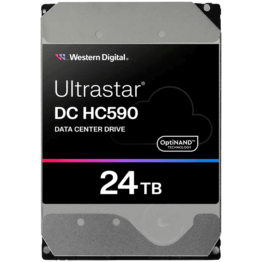 HDD Server WD ULTRASTAR DC HC590 (3.5",24TB,512MB,7200RPM,SAS) SKU: 0F59373