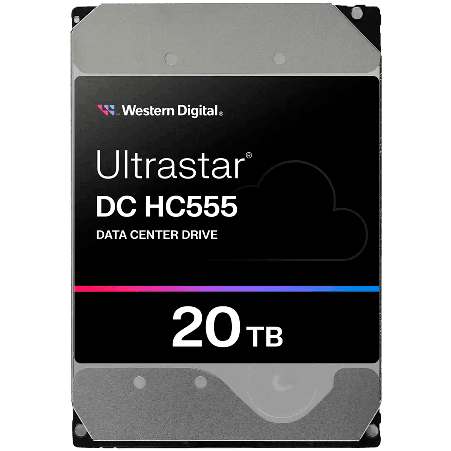 HDD Server WD/HGST ULTRASTAR DC HC555 (3.5’’, 20TB, 512MB, 7200RPM, SAS 12Gb/s, 512E SE P3) SKU: 0B47749