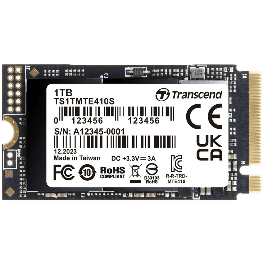 Transcend 512GB, M.2 2242,PCIe Gen4x4, NVMe, 3D TLC