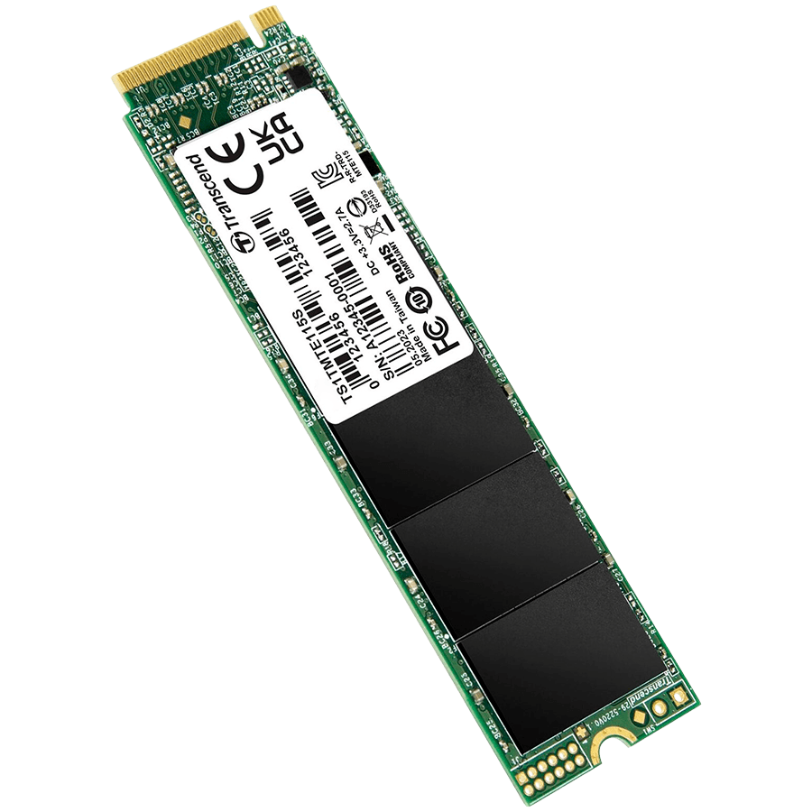 Transcend 500GB, M.2 2280,PCIe Gen3x4, NVMe, TLC, DRAM-less