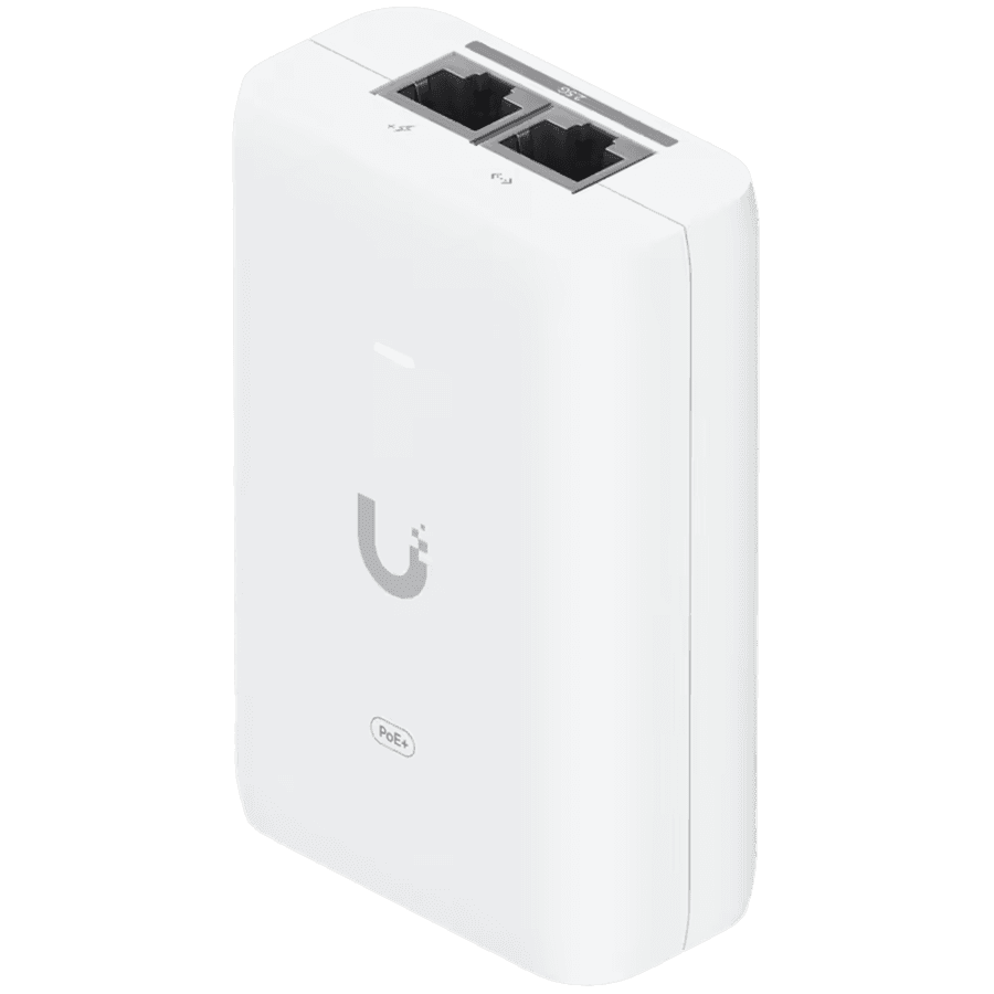 Ubiquiti UACC-PoE+-2.5G 30W of PoE+ adapter for UniFi PoE+ devices, reduce dependency on PoE switch power, and provide a Multi-Gigabit LAN connection