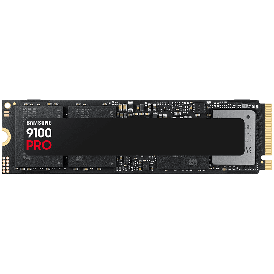 Samsung  SSD 1TB M.2 PCIEx4 PCI Gen5.0 9100 Pro w/ Heatsink 14800/13400 MB/s 600 TBW 5 yrs