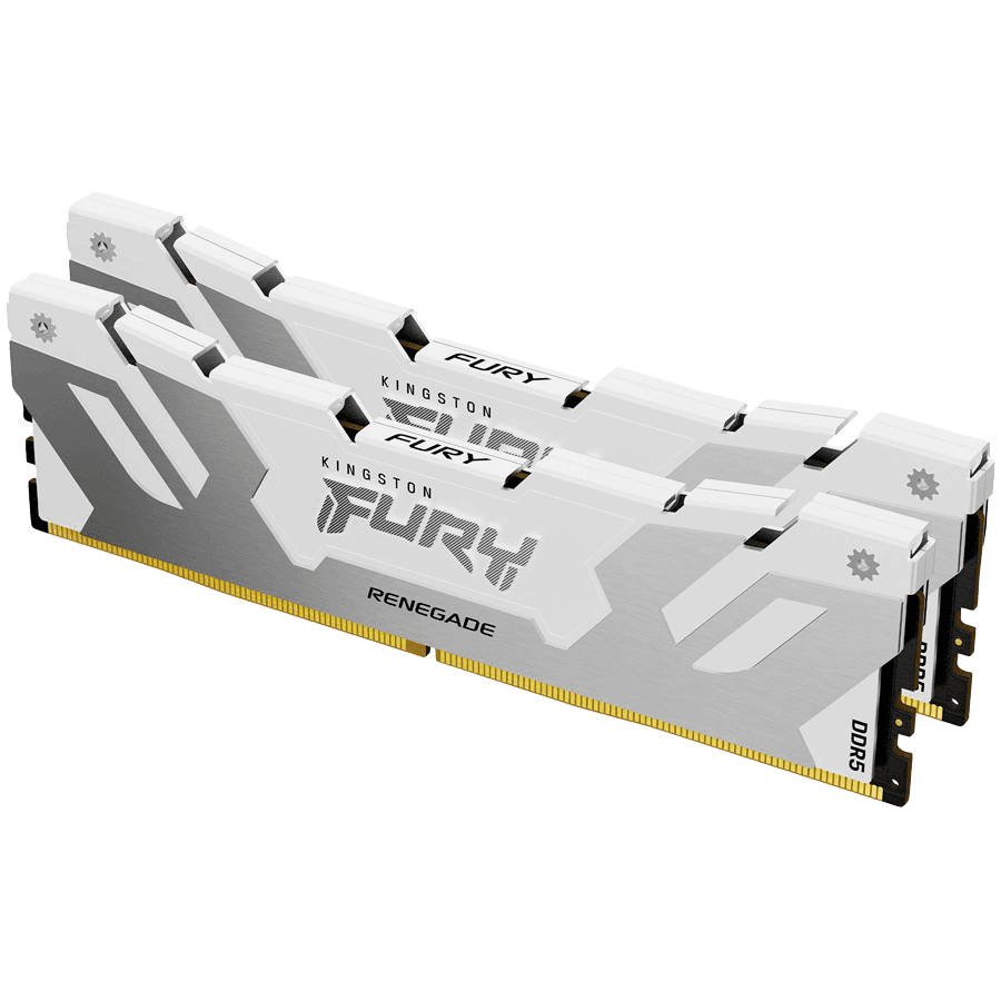 Kingston 48GB 8000MT/s DDR5 CL38 DIMM (Kit of 2) FURY Renegade White