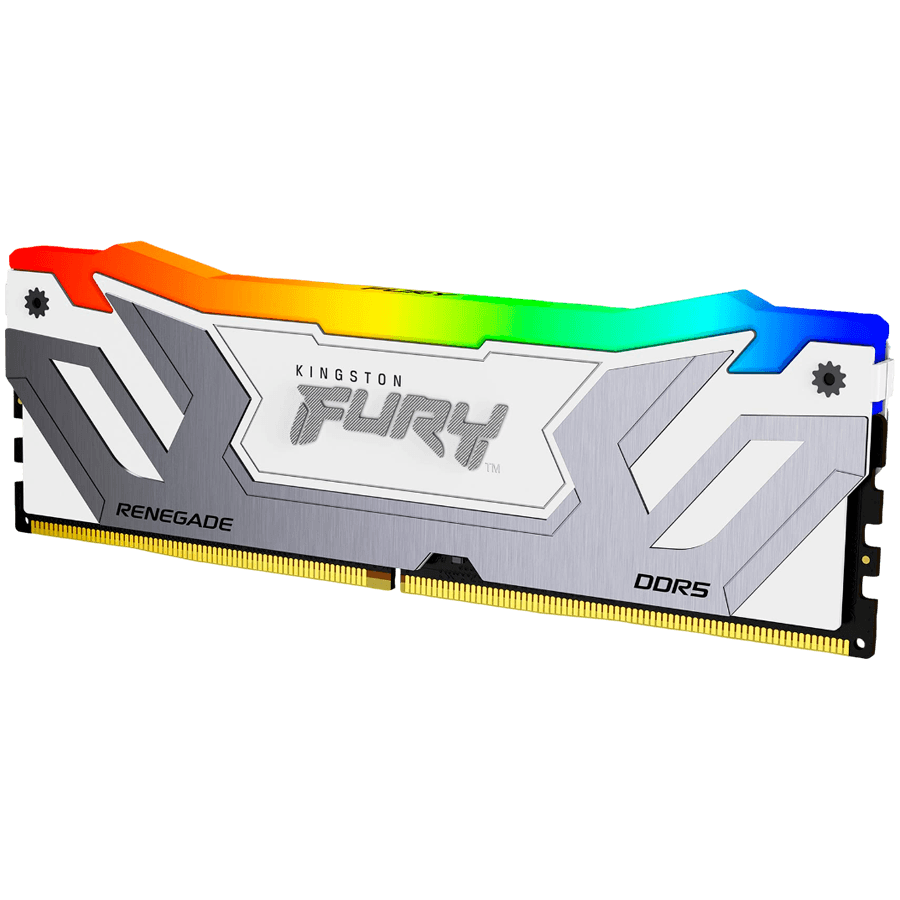 Kingston 24GB 8800MT/s DDR5 CL42 CUDIMM FURY Renegade RGB White