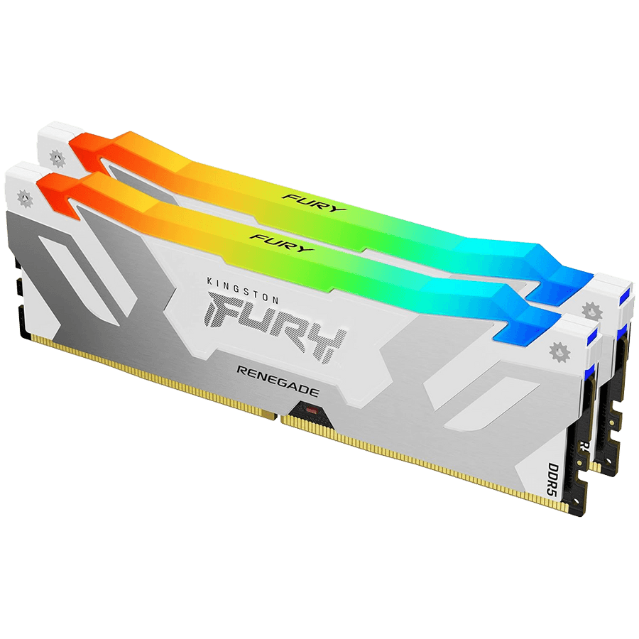 Kingston 32GB 7600MT/s DDR5 CL38 DIMM (Kit of 2) FURY Renegade RGB White XMP