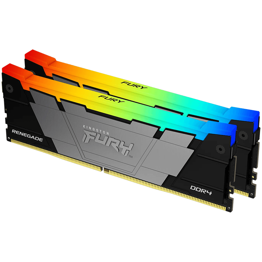 Kingston 64GB 3200MT/s DDR4 CL16 DIMM (Kit of 2) FURY Renegade RGB