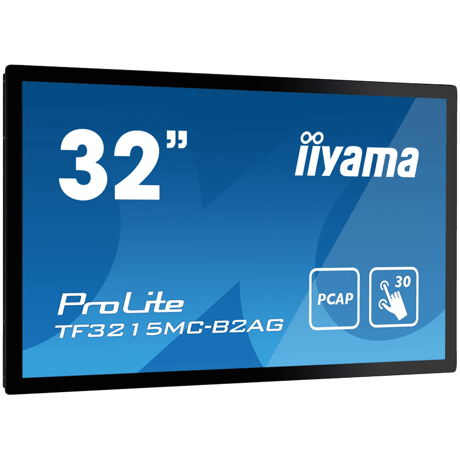 IIYAMA LFD TF3215MC-B2AG Open Frame PCAP 30-point Touch 31.5" VA 1920 x 1080 500 cd/m² 8ms projective capacitive Touch Through-Glass, Anti-glare coating 24/7
