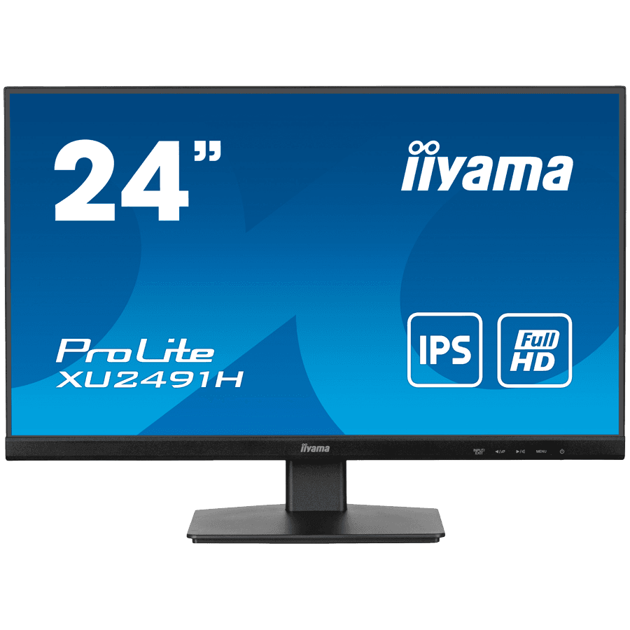 IIYAMA Monitor LED XU2491H-B1  23.8" IPS 1920 x 1080 100Hz  300 cd/m 1300:1 0.5ms HDMI DP Titl 3y