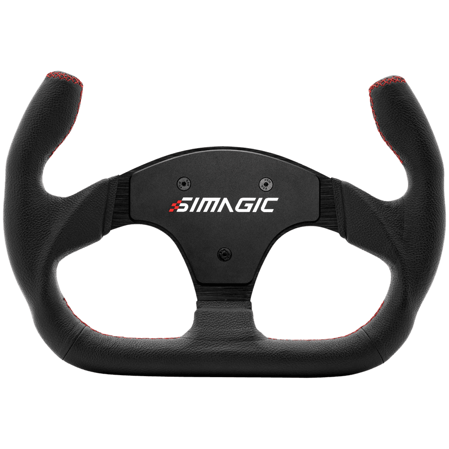 SIMAGIC C-Shaped Steering wheel without HUB, 325mm, Leather. S405
